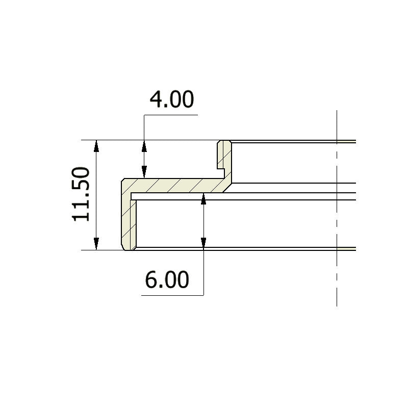 Omegon adapter C-mount na notranji navoj T2 (2)