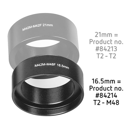 Omegon adapter T2 na M48, 16,5 mm (2)