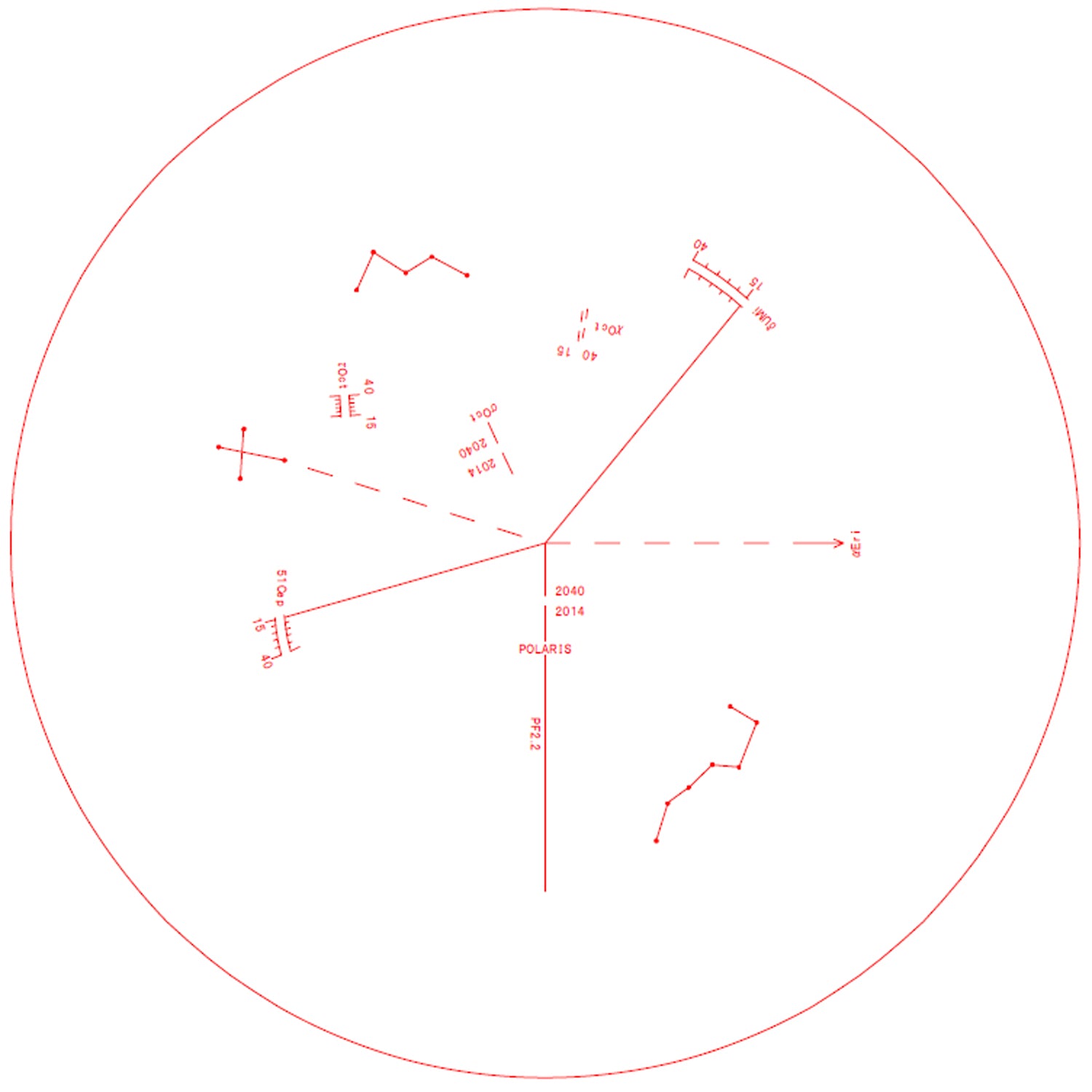 Vixen Polarscope PF-L II for AP & SX Mounts