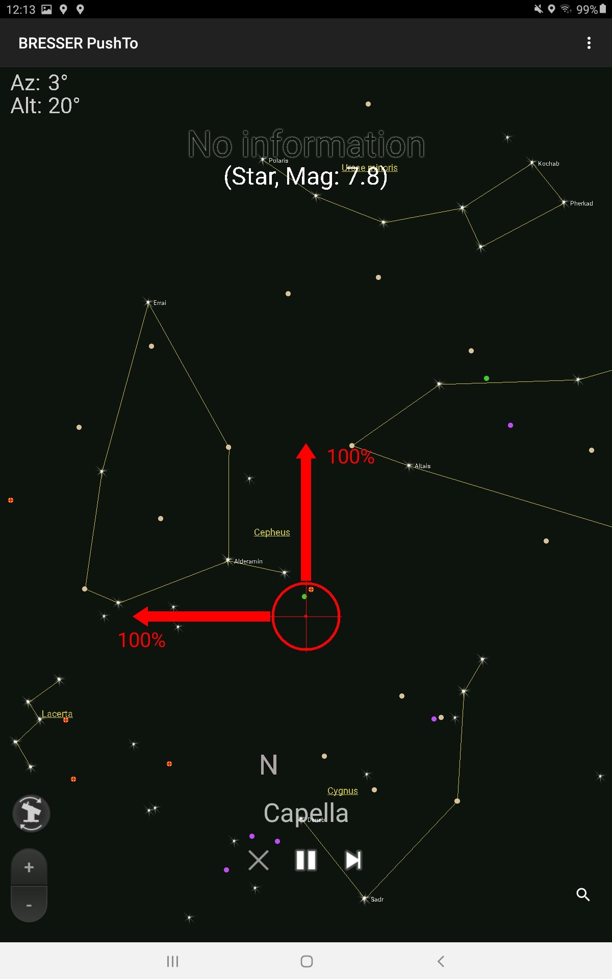 BRESSER PushTo AR-80/400 Smart Telescope with Tripod