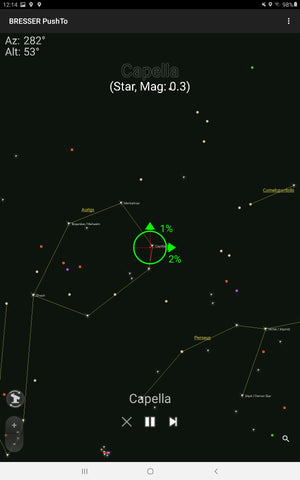 BRESSER PushTo AR-80/400 Smart Telescope with Tripod