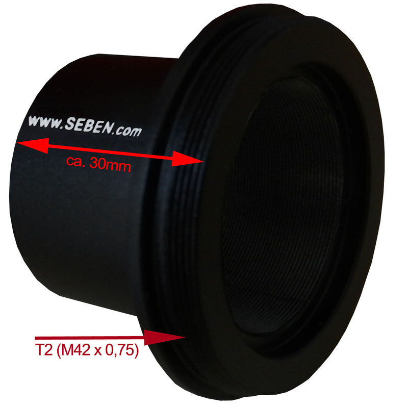Seben DKA3 adapter T2 za zrcalno-refleksni fotoaparat, 1,25" (3)