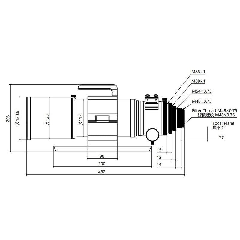 Sharpstar apokromat AP 100/550 Z4 OTA (2)