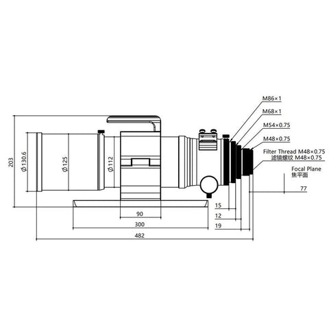 Sharpstar apokromat AP 100/550 Z4 OTA (2)