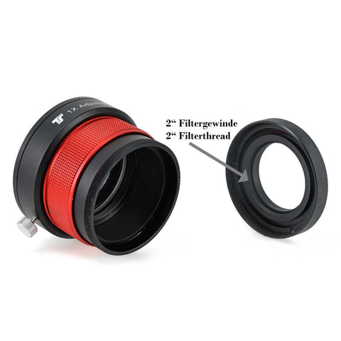 TS Optics nastavljiv ploščilec polja 1,0x, M63 na M48 (2)