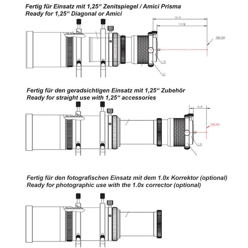 TS Optics AP 60/360 ED TSMPT60 - kompakten apokromat (5)