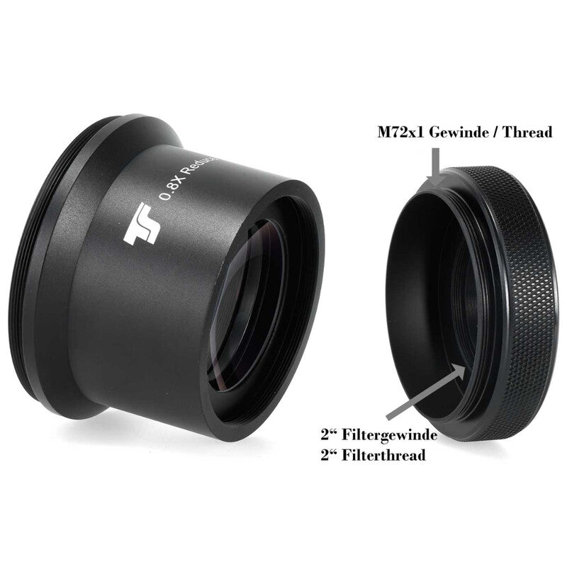 TS Optics ravnalnik polja z reduktorjem 0,8x za CF-APO 102 (2)