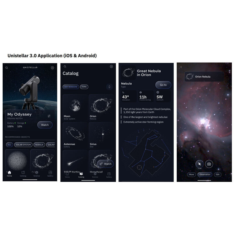 Unistellar Odyssey Pro pametni teleskop N 85/320 (6)
