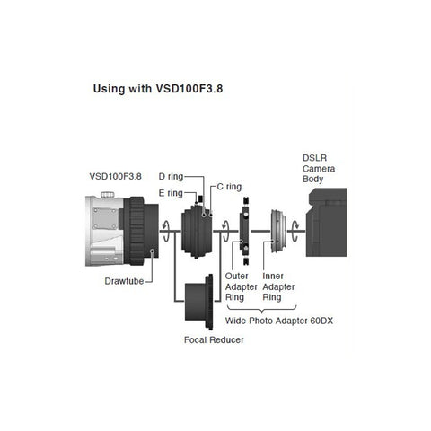Vixen Wide Photo Adapter 60DX za bajonet Nikon (4)