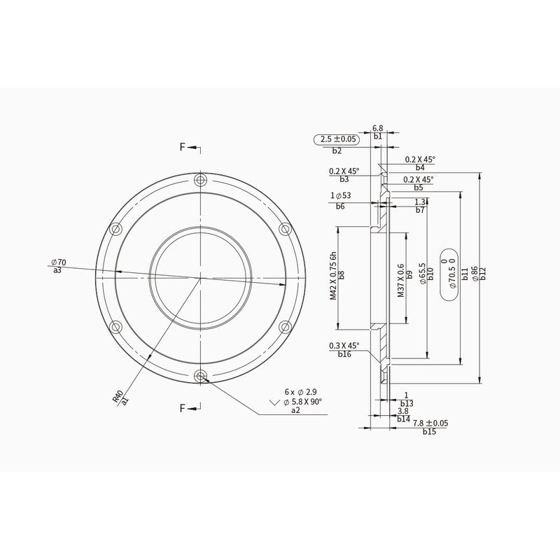 ZWO adapter CAA-M42 za rotator CAA (3)
