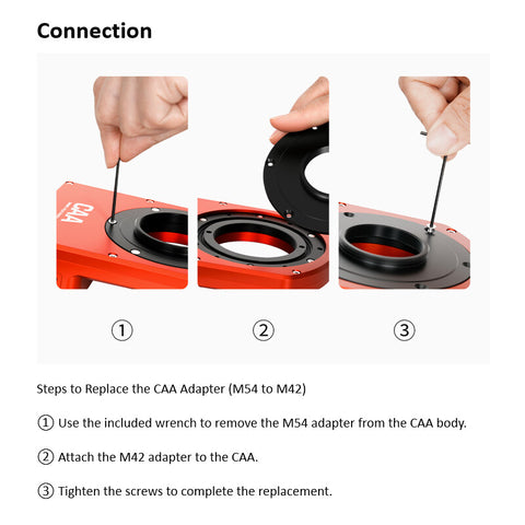 ZWO adapter CAA-M42 za rotator CAA (2)