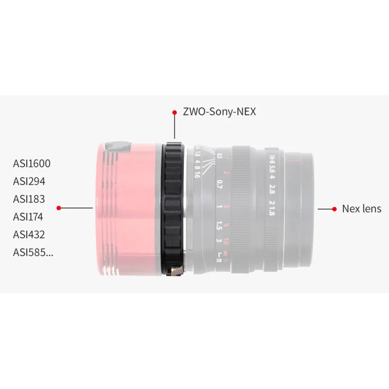 ZWO adapter Sony NEX na M42 za kamere ASI (3)