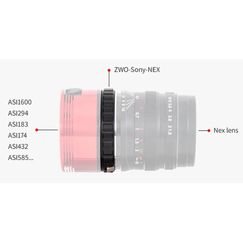 ZWO adapter Sony NEX na M42 za kamere ASI (3)