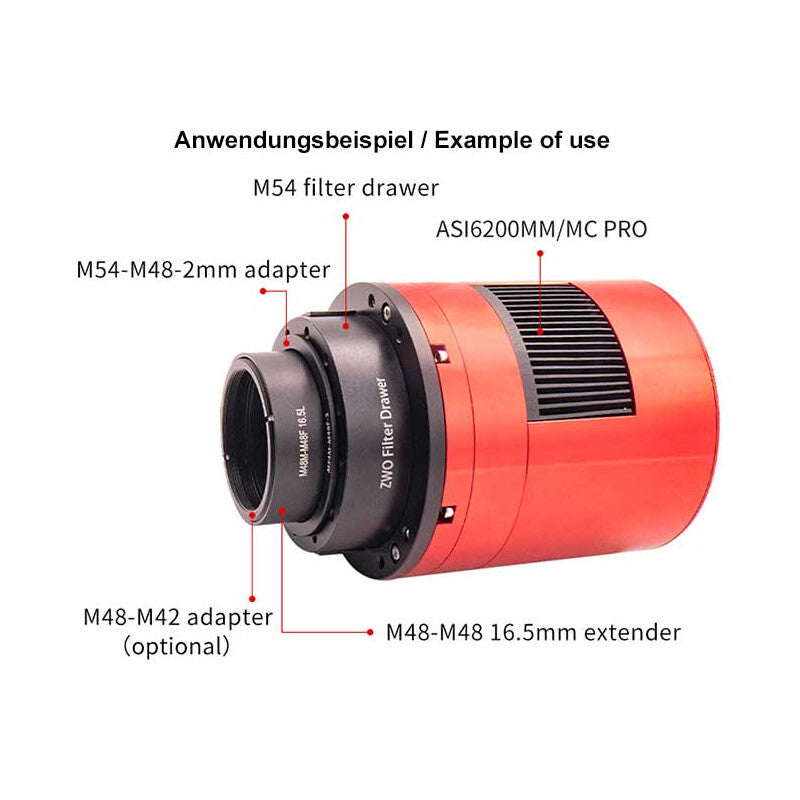 ZWO filtrski predal 2" s priklopom M54 (3)
