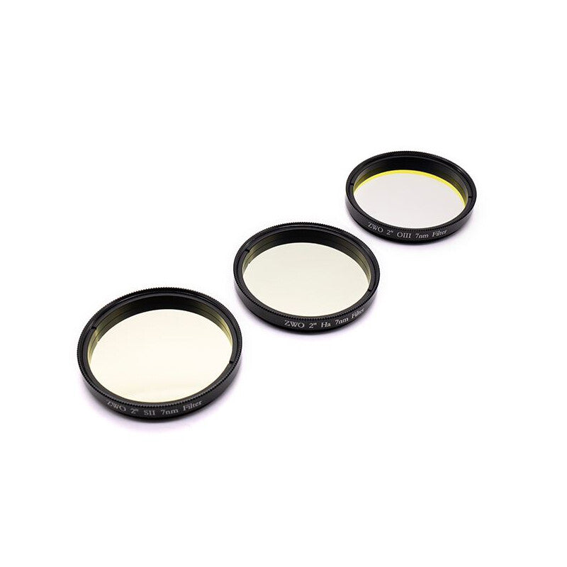 ZWO set ozkopasovnih filtrov H-alfa, SII, OIII 2" (1)