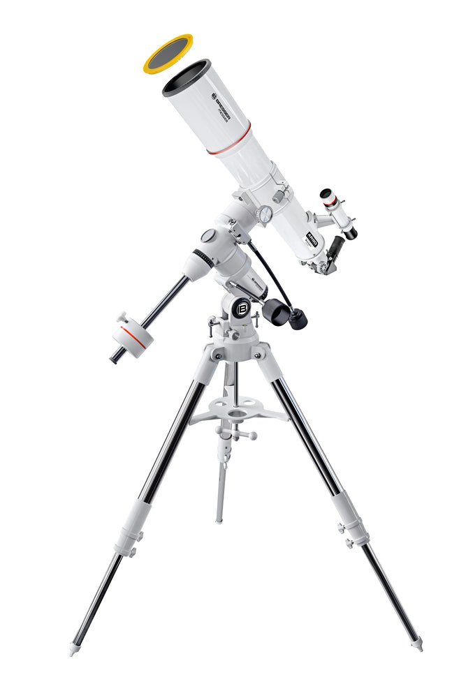 90 mm f/5,5 refraktorski teleskop BRESSER Messier AR-90s/500 EXOS-1/EQ-4 z nastavkom in stojalom - Starfy.si