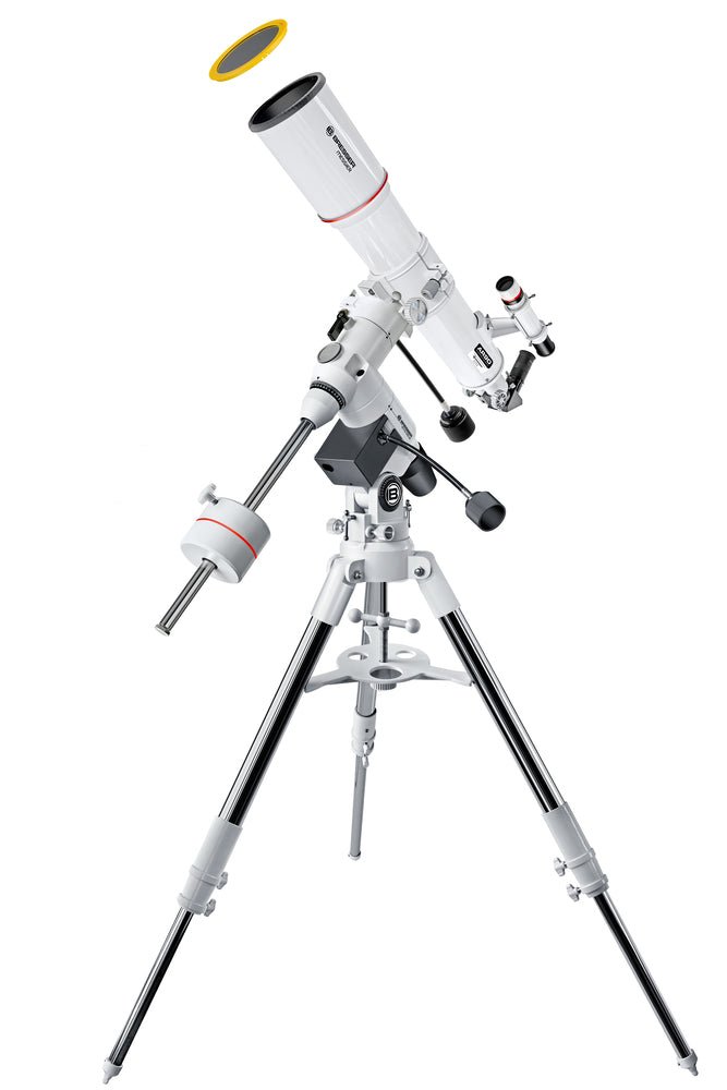 90 mm f/5,5 refraktorski teleskop BRESSER Messier AR-90s/500 EXOS-2/EQ-5 z nastavkom in stojalom - Starfy.si