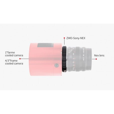 ASI ZWO Sony NEX T2 adapter