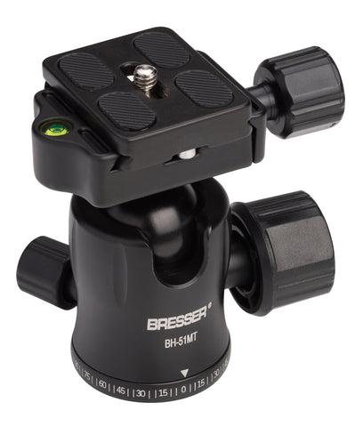 BRESSER BH-51MT kroglasta glava do 10 kg z 1/4 palčnim navojem za stojalo - Starfy.si