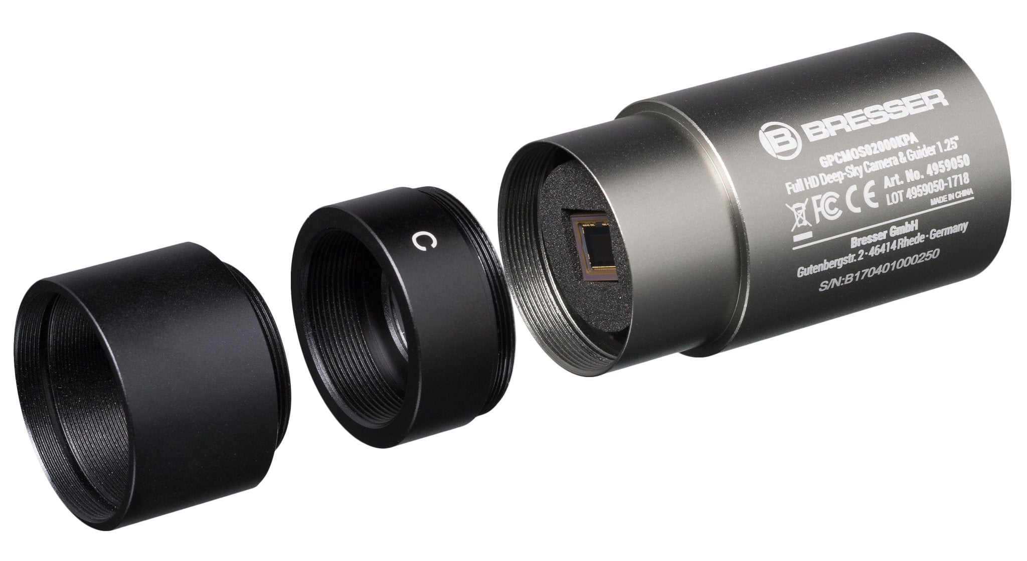 BRESSER Full HD Deep-Sky Kamera in vodnik 1.25" - Starfy.si