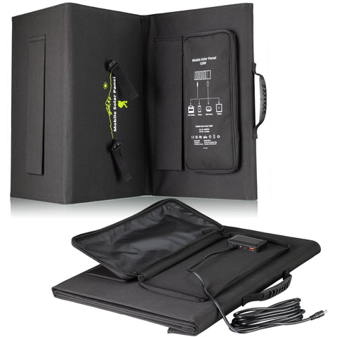 BRESSER mobilni solarni polnilec 120 W z USB in DC izhodom - Starfy.si