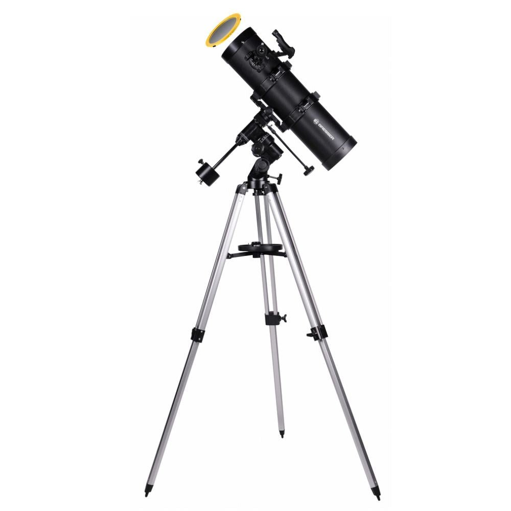 BRESSER Spica-I 130/650 EQ3 zrcalni teleskop z adapterjem za pametni telefon in sončnim filtrom - Starfy.si