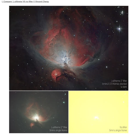 Filter EXPLORE SCIENTIFIC OPTOLONG 2" L-eXtreme Deep-Sky - Starfy.si