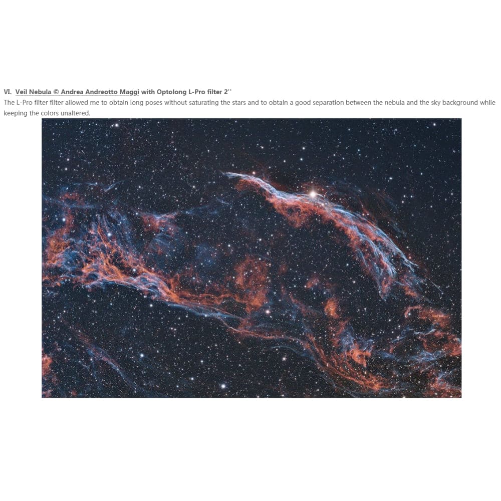 Filter EXPLORE SCIENTIFIC OPTOLONG 2" L-Pro Deep-Sky - Starfy.si