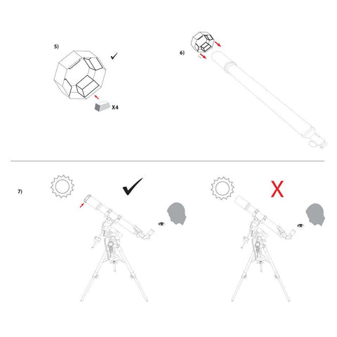 Filter EXPLORE SCIENTIFIC Sun Catcher Solar filter za 9-10" SC teleskope - Starfy.si