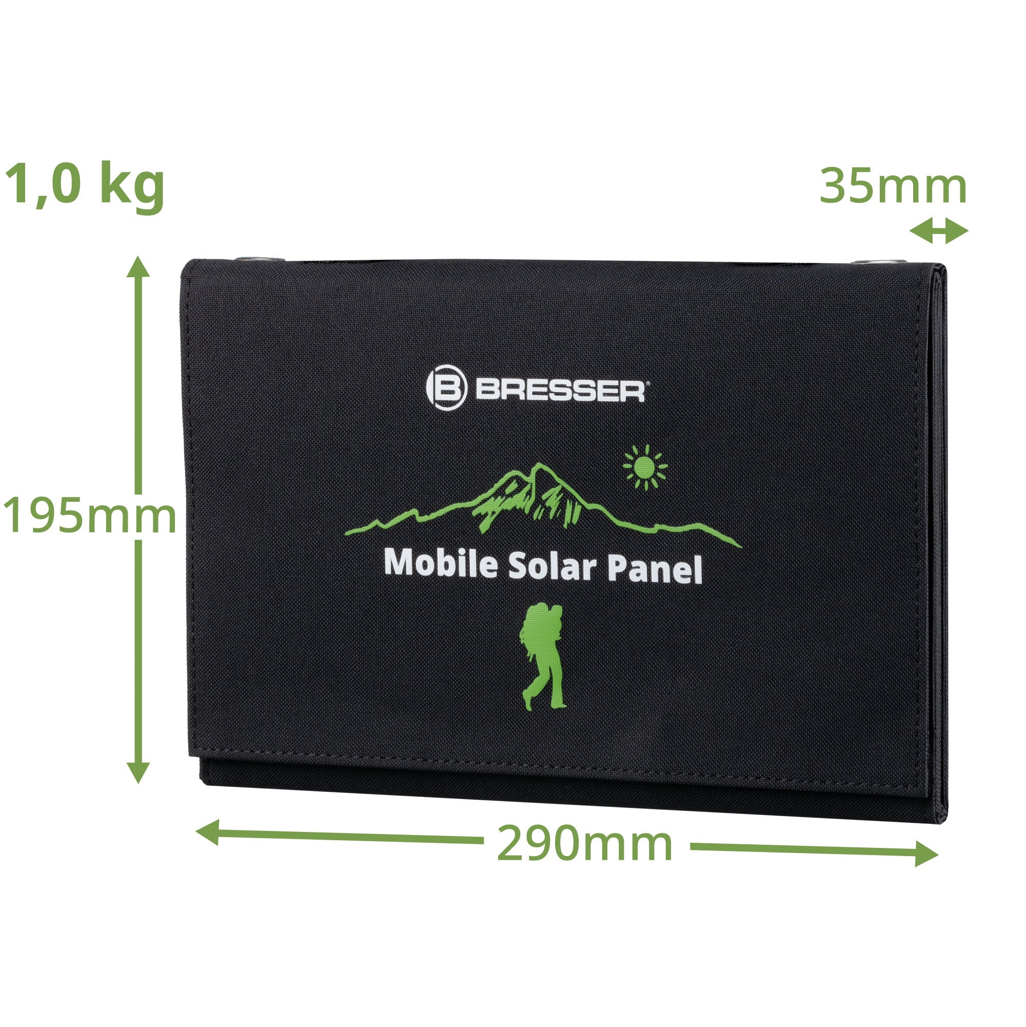 Mobilni solarni polnilnik BRESSER 21 W z USB in DC izhodom - Starfy.si