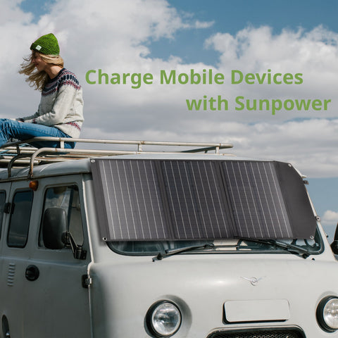 Mobilni solarni polnilnik BRESSER 90 W z USB in DC izhodom - Starfy.si