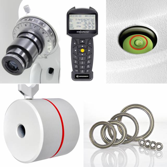 Newtonov zrcalni teleskop BRESSER NT-150L/1200 Hexafoc EXOS-2 GoTo z nastavkom in stativom - Starfy.si