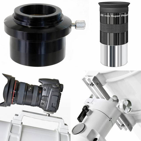 Newtonov zrcalni teleskop BRESSER NT-150L/1200 Hexafoc EXOS-2 GoTo z nastavkom in stativom - Starfy.si