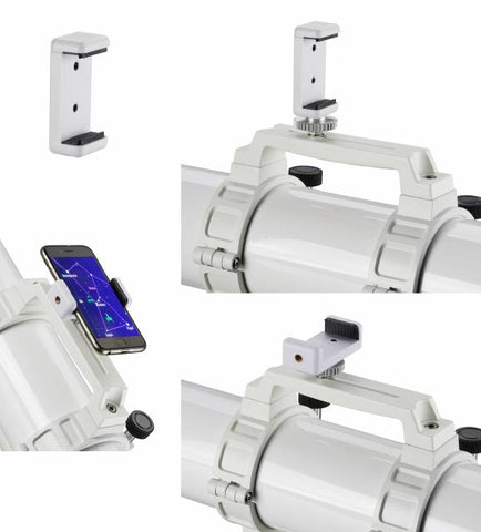 Newtonov zrcalni teleskop BRESSER NT-150L/1200 Hexafoc EXOS-2 GoTo z nastavkom in stativom - Starfy.si