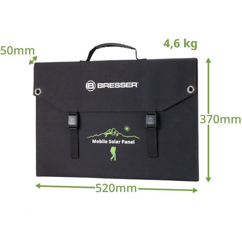 Prenosna baterija Bresser 1200W + Solarni polnilnik 120W - Starfy.si