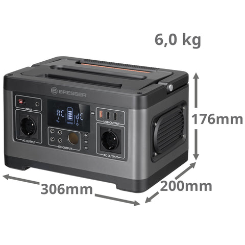 Prenosna baterija Bresser 500W + Solarni polnilnik 60W - Starfy.si