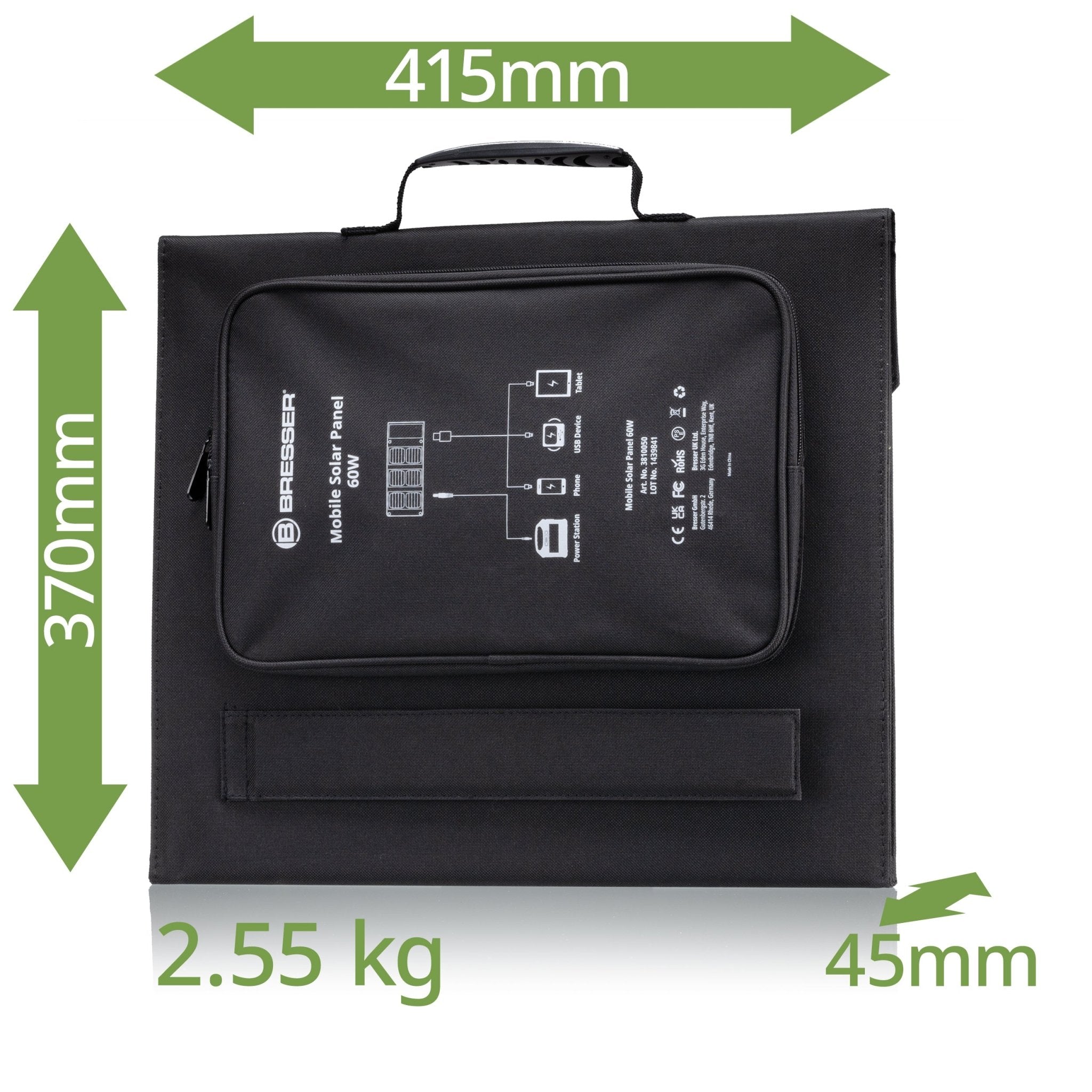 Prenosna baterija Bresser 500W + Solarni polnilnik 60W - Starfy.si