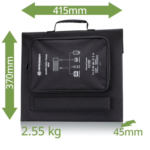 Prenosna baterija Bresser 500W + Solarni polnilnik 60W - Starfy.si