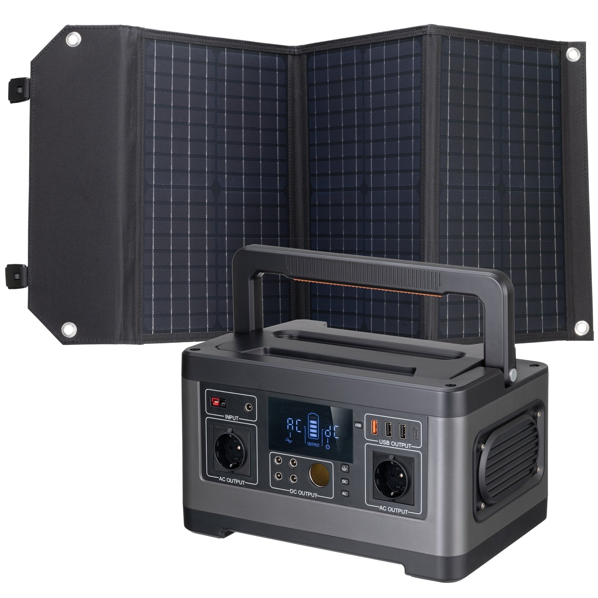 Prenosna baterija Bresser 500W + Solarni polnilnik 60W - Starfy.si