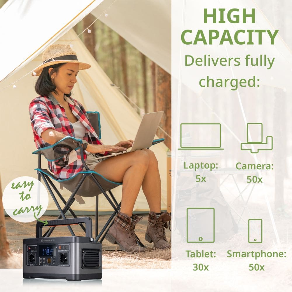 Prenosni hranilnik energije 500 W / Mobile Power Station - Starfy.si