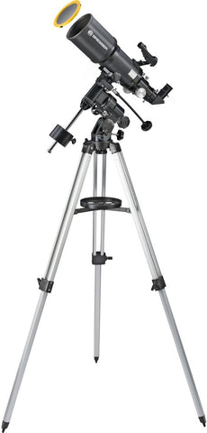 Refraktorski teleskop BRESSER Polaris-I 102/460 EQ3 z adapterjem za pametni telefon in solarnim filtrom - Starfy.si