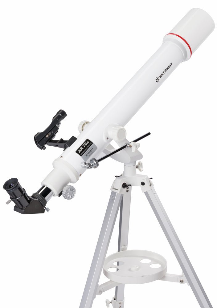 Refraktorski teleskop BRESSER Stellar 60/800 AZ z adapterjem za kamero pametnega telefona in solarnim filtrom - Starfy.si