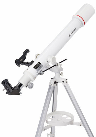 Refraktorski teleskop BRESSER Stellar 60/800 AZ z adapterjem za kamero pametnega telefona in solarnim filtrom - Starfy.si