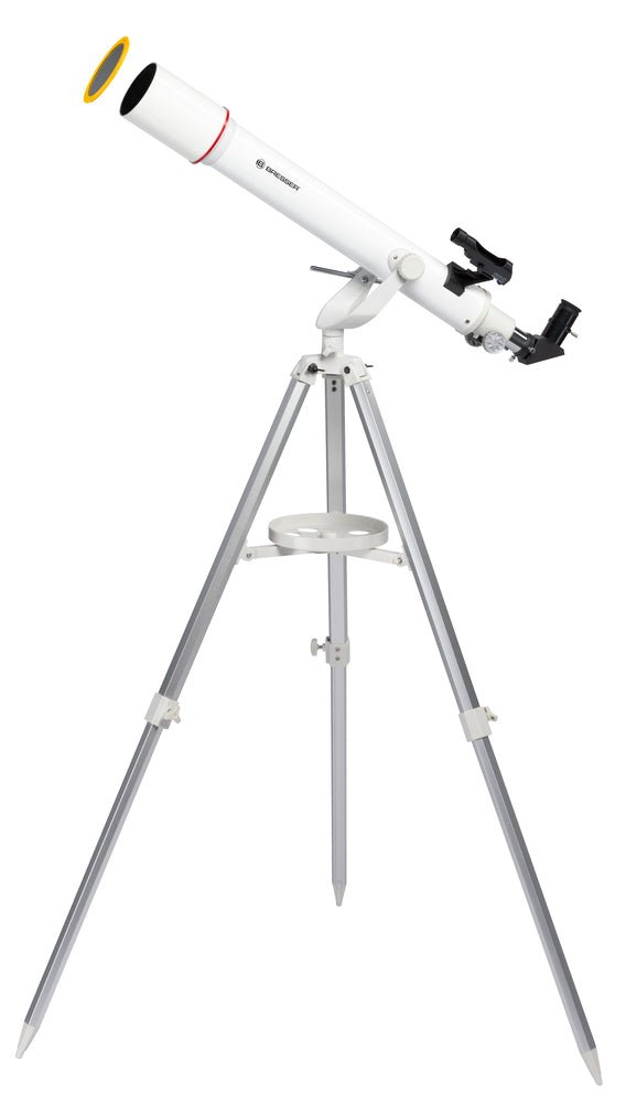 Refraktorski teleskop BRESSER Stellar 60/800 AZ z adapterjem za kamero pametnega telefona in solarnim filtrom - Starfy.si