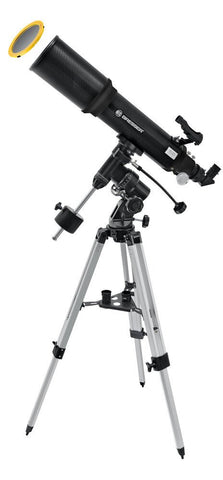 Refraktorski teleskop z adapterjem za pametni telefon in sončnim filtrom BRESSER Polaris-II 102/600 EQ3 - Starfy.si