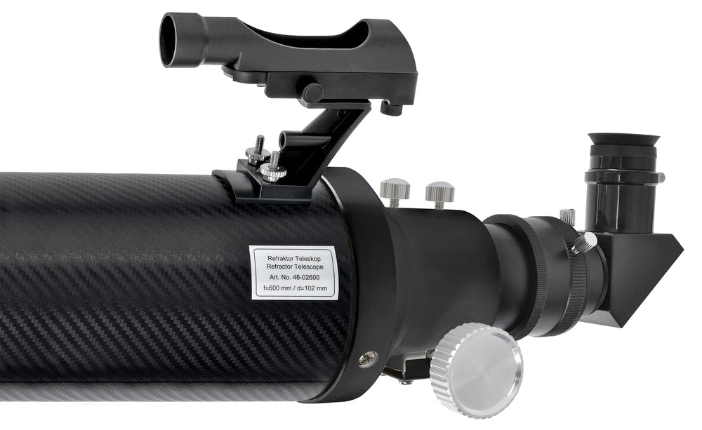 Refraktorski teleskop z adapterjem za pametni telefon in sončnim filtrom BRESSER Polaris-II 102/600 EQ3 - Starfy.si