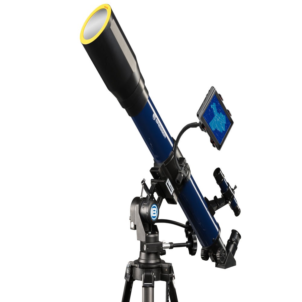 SKYLUX Refractor Telescope 70/700mm with Smartphone Holder and Solar Filter Language Code 1 - Starfy.si