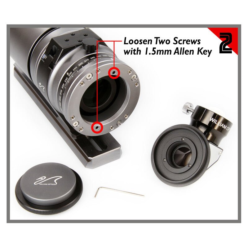 William Optics Diagonalna Prizma RedCat 90° 1,25" - Starfy.si