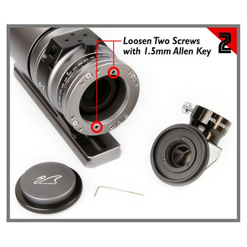 William Optics Diagonalna Prizma RedCat 90° 1,25" - Starfy.si