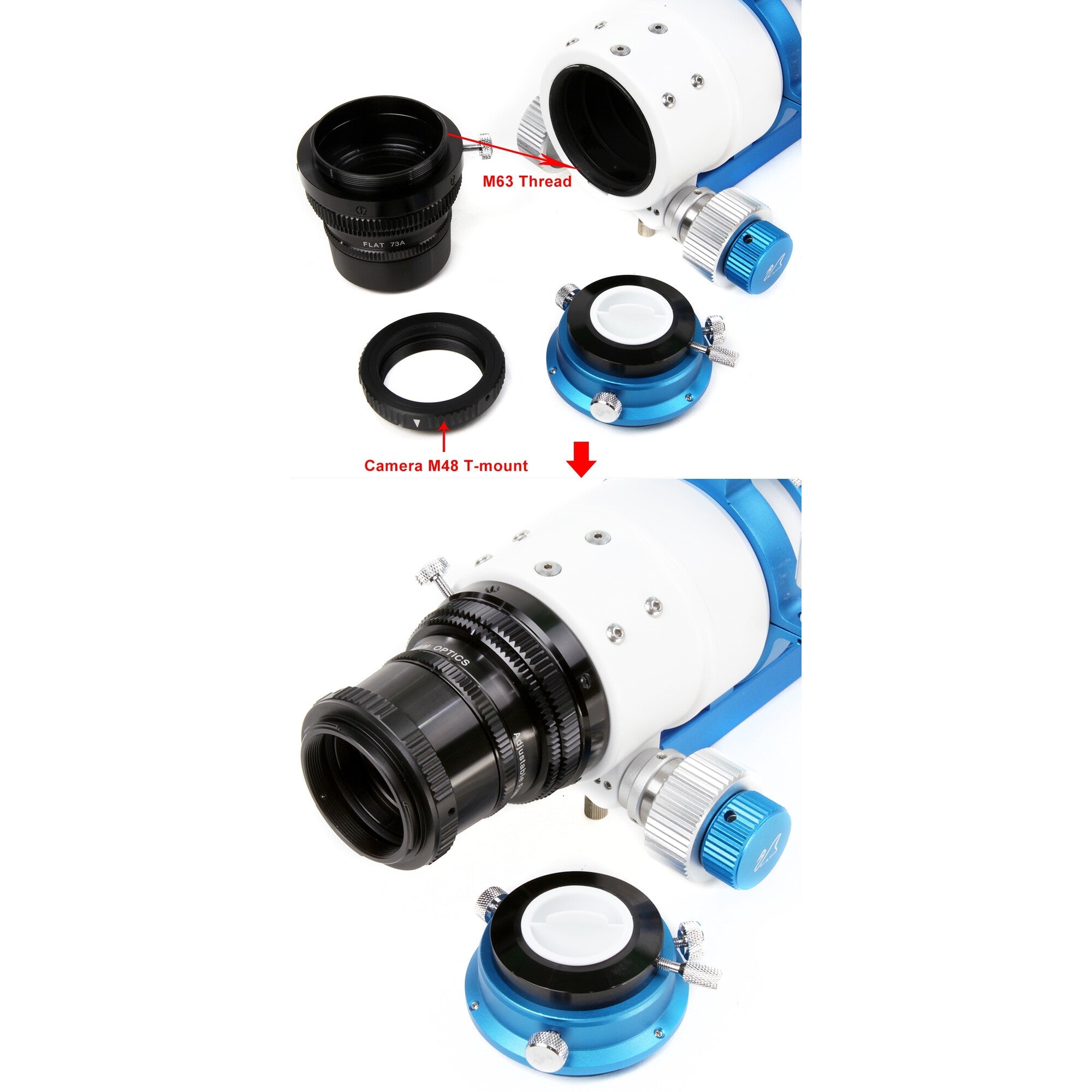 William Optics Korektor Flat73A za ZenithStar 73 - Starfy.si